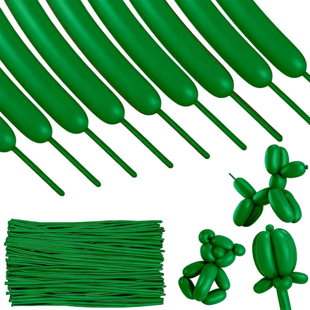 balão canudo bexiga festa animações verde bandeira balões são roque esculturas recreação escultura latex qualidade latéx