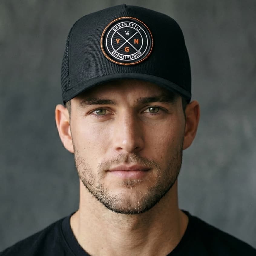 Boné Trucker Urbano Moderno Young Original Urban Style Masculino Feminino Telinha Aba Curva Ajustável Premium