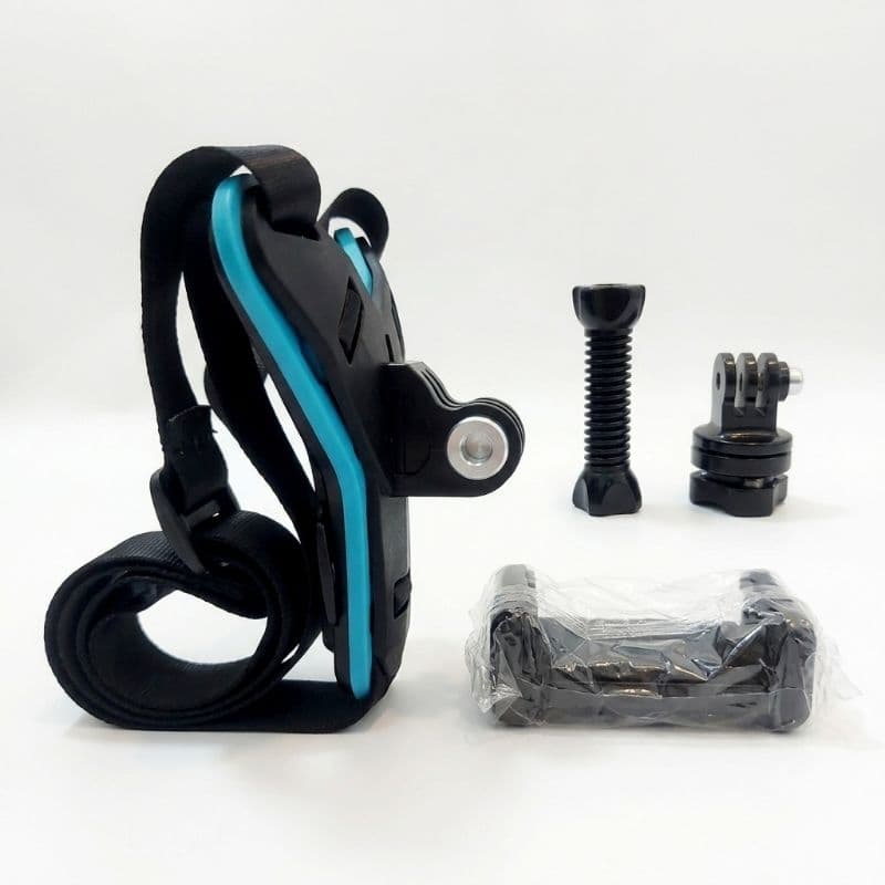 Suporte De Queixo Para Capacete Moto + Suporte Celular E Câmera de ação