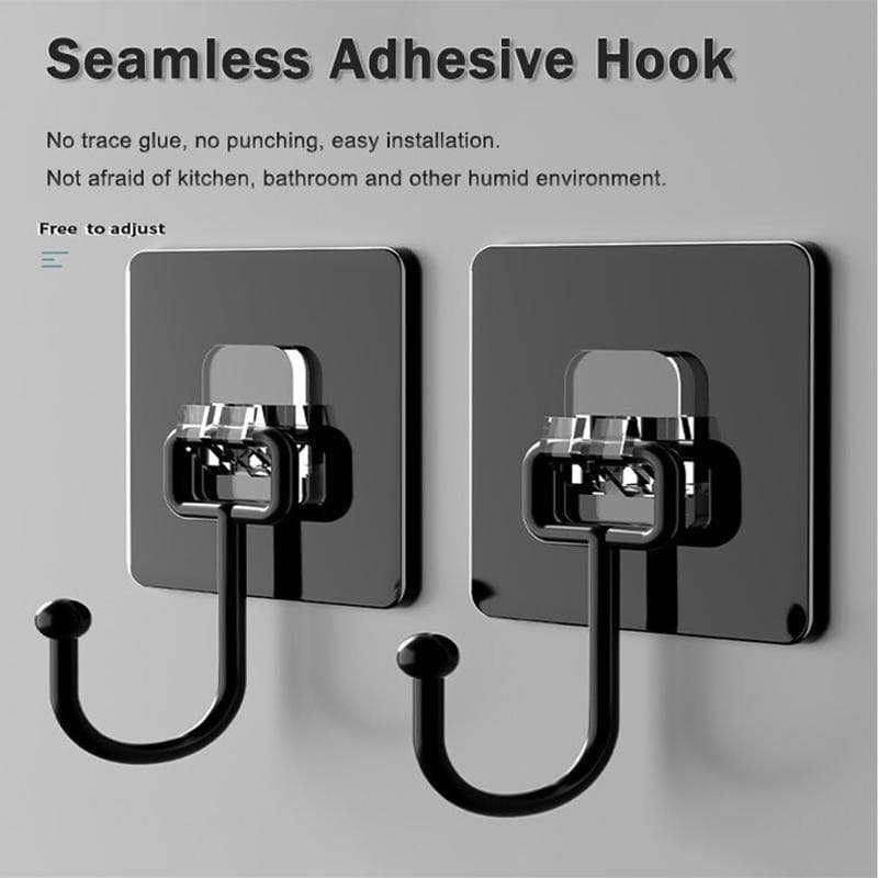 Kit 10 Ganchos Adesivos Parede Universais Autocolante Cozinha Quarto Banheiro Multi Organizador
