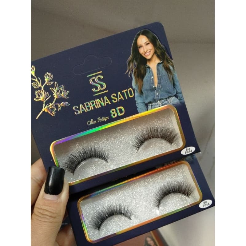 Cílios Postiços 8D Sabrina Sato | Volume Intenso | Reutilizáveis | Efeito Natural e Glamouroso