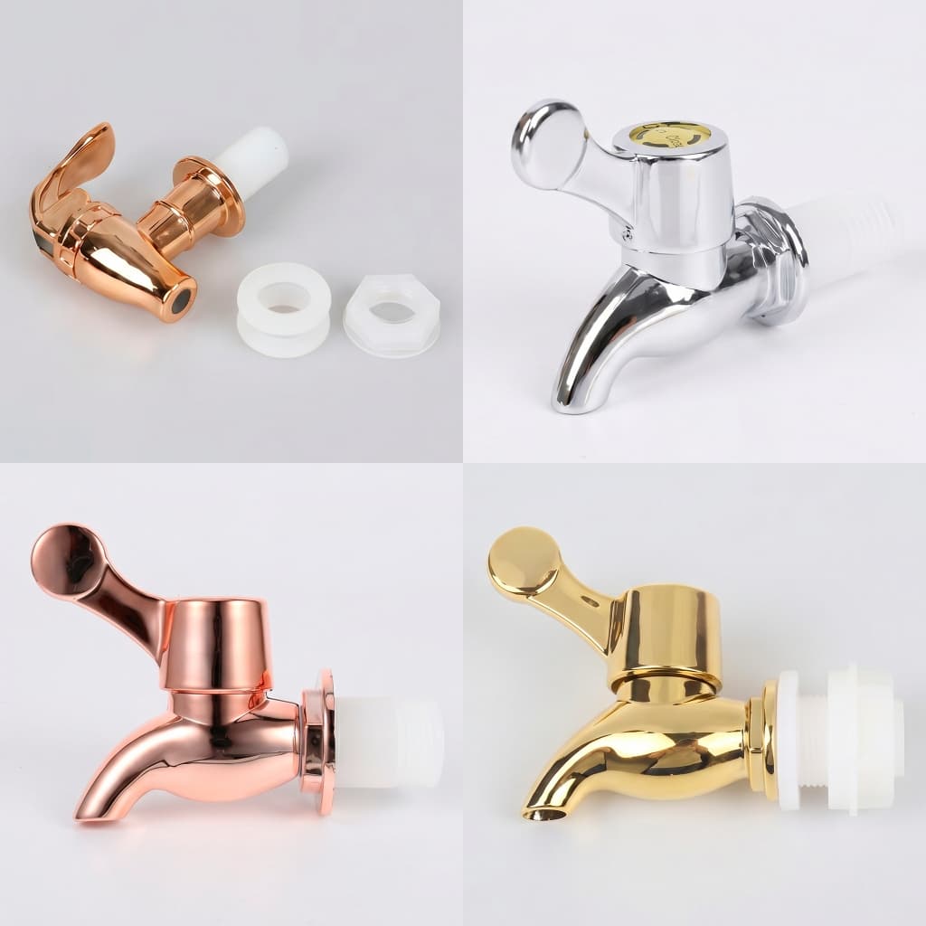 Torneira Para Filtro Suqueira Galão Bebedouro Barril Dispenser Cromada Dourada Prata Rosé Luxo