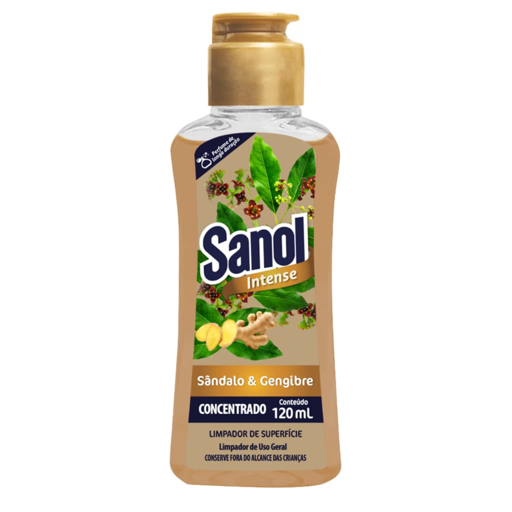 Limpador De Superfície Concentrado -Sândalo e Gengibre120ml