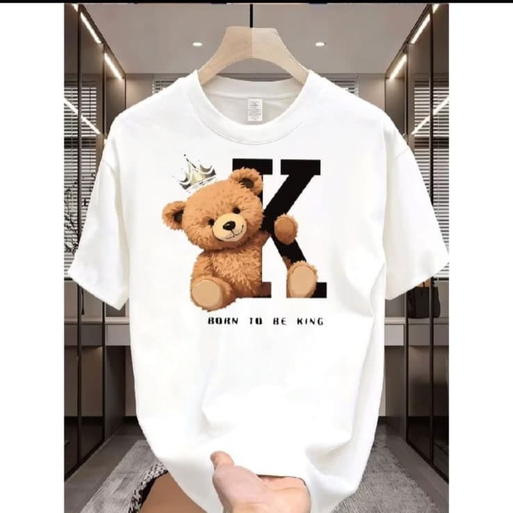 Camisa Feminina Urso K Street Casual Manga Curta