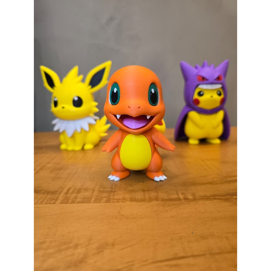 Charmander Colecionável em Impressão 3D