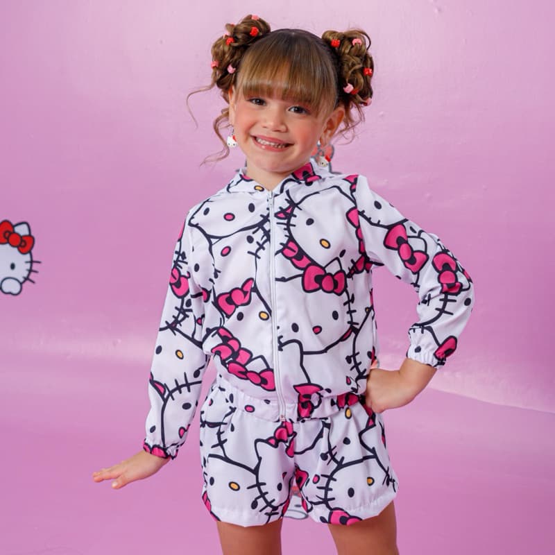 Conjunto Infantil Menina | Combinadinho Infantil Juvenil Feminino Roupa Menina Hello Kitty 4, 6, 8, 10, 12, 14 Anos