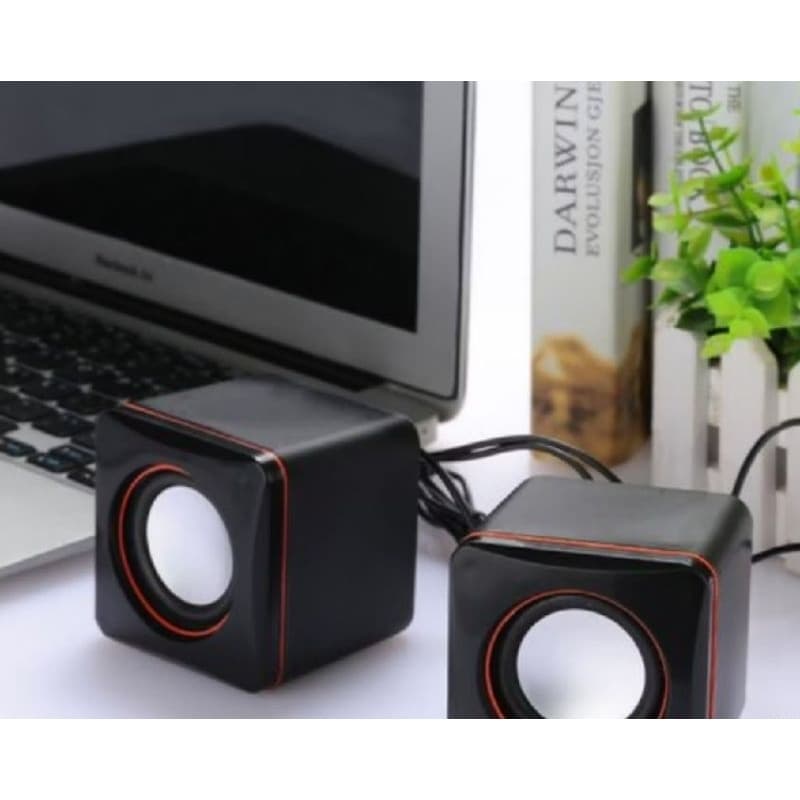 Caixa de Som USB para PC Notebook Som Potente Compacta Entrada P2 Alta Qualidade
