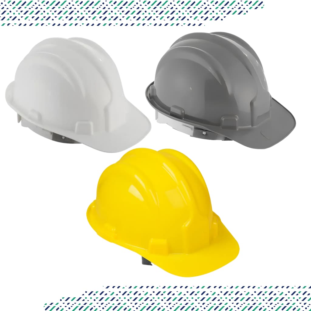 Capacete de Segurança Aba Frontal Carneira Removivel Epi profissional para Obras e Elétrica