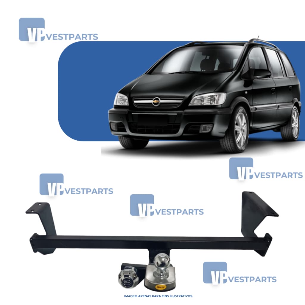 Engate Reboque Original Chevrolet Zafira 2001 Até 2025 Homologado Premium 450kg