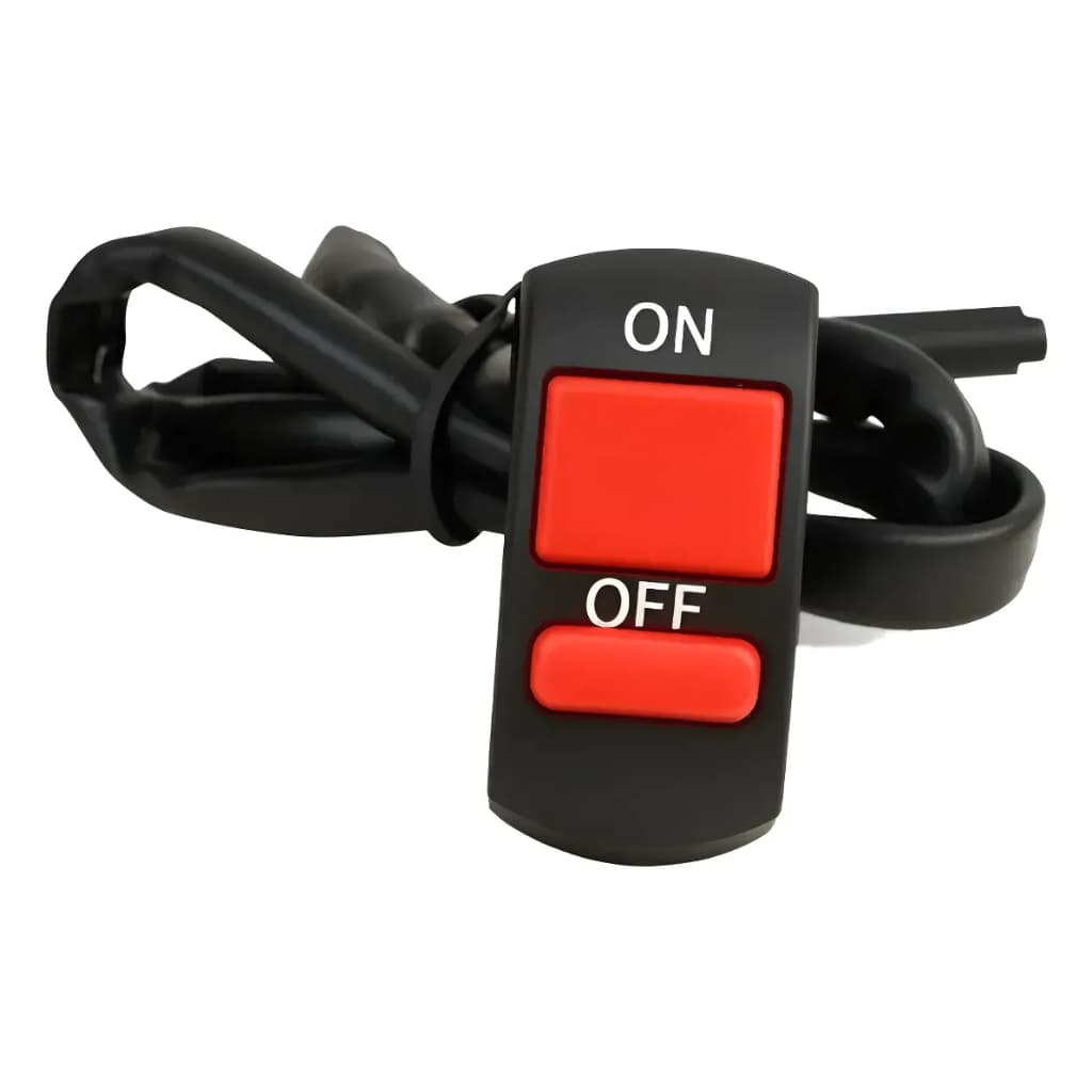 Botão Interruptor Farol De Milha Moto Liga Desliga On / Off