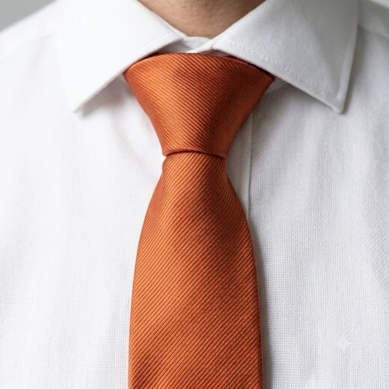 1 à 4 Gravatas Slim Terracota Padrinhos de Casamento, Masculina, Jacquard, Elegante, Social