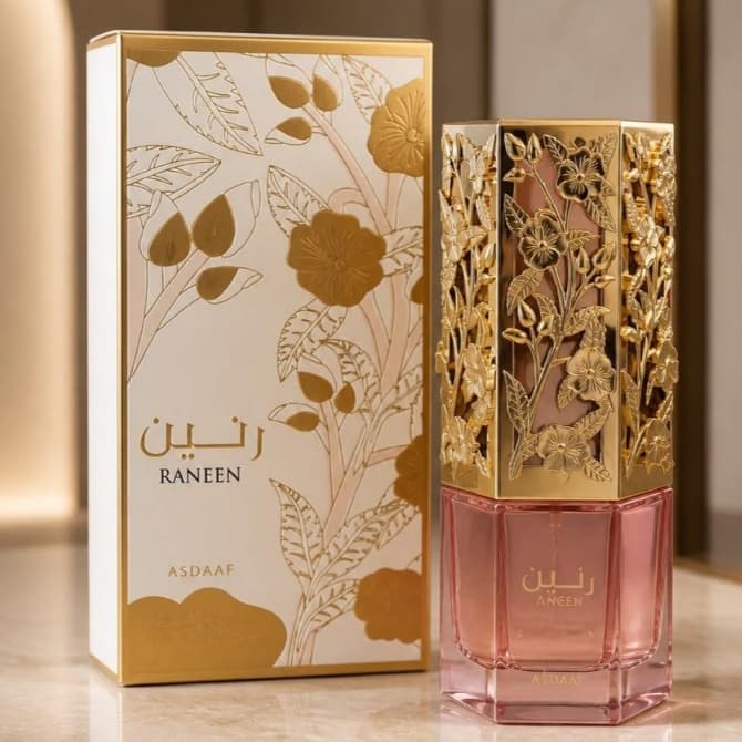 Perfume Feminino Árabe Raneen - Eau de Parfum - Conteúdo 80ml
