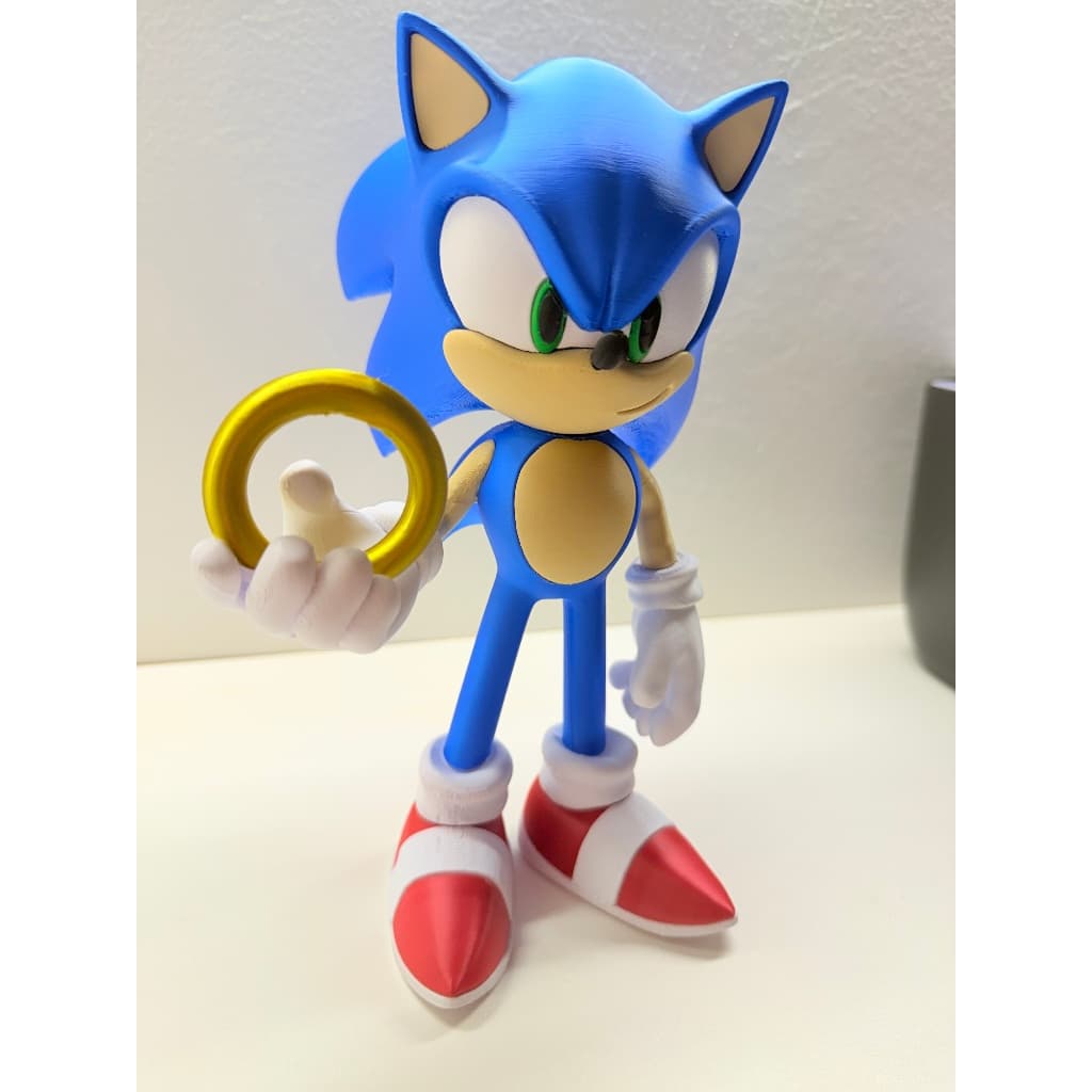 Boneco Decorativo Sonic Colecionável Alta Qualidade
