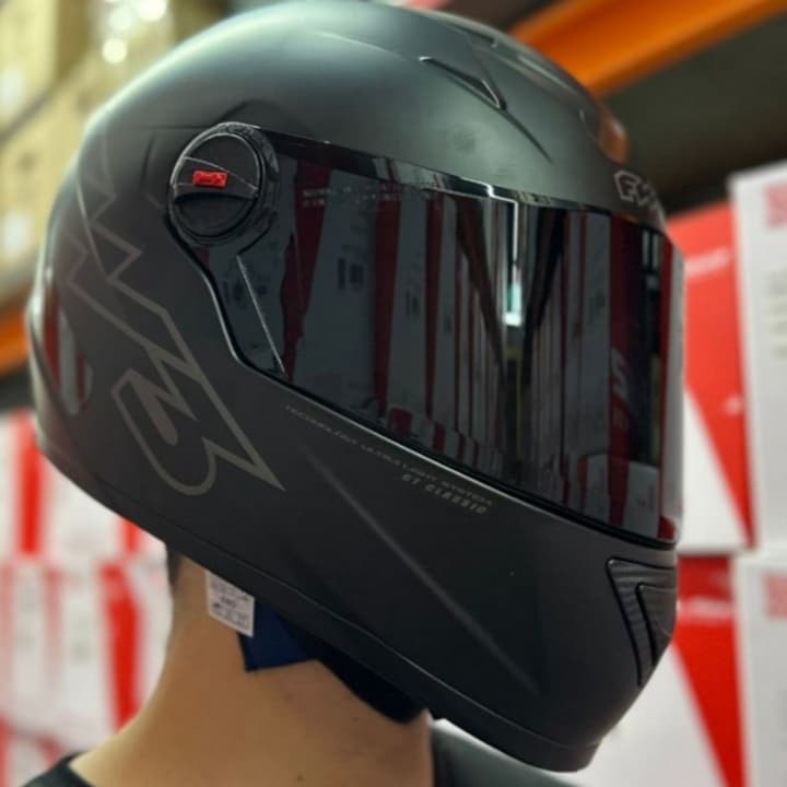 CAPACETE FW3 GT CLASSIC MONOCOLOR PRETO FOSCO SUPER OFERTA + VISEIRA EXCLUSIVO ORIGINAL