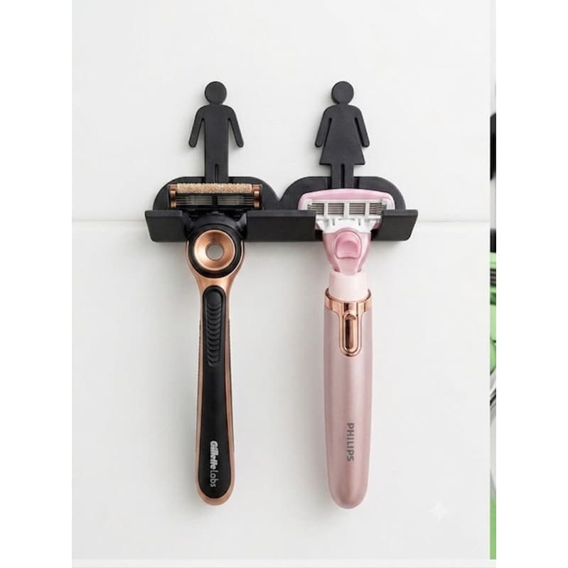 Suporte para Lâmina de Barbear Parede Organizador Banheiro Barbeador Masculino Feminino