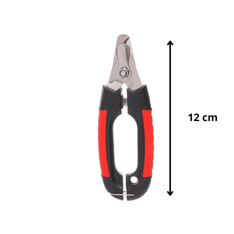 Alicate para Pets Emborrachado Cortador Tesoura de unhas para gatos e cães (12 cm)