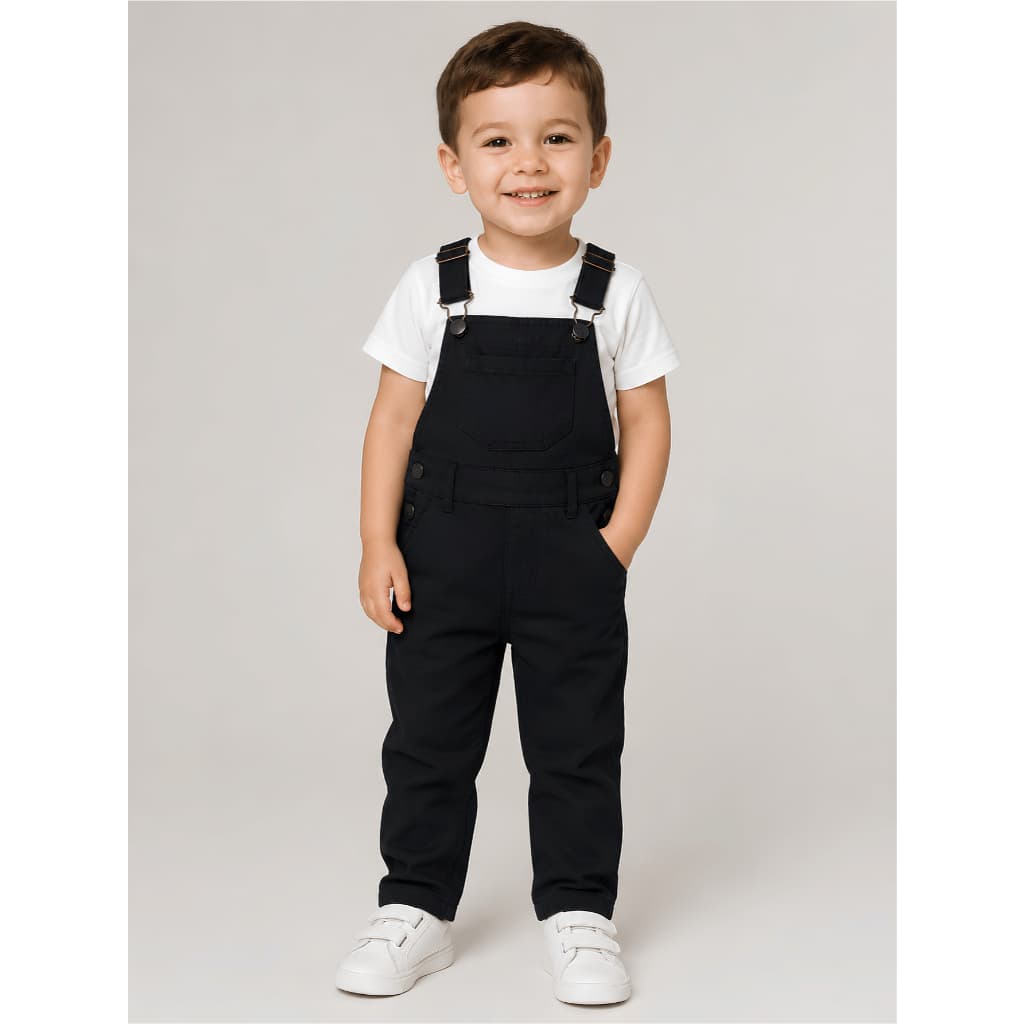 Macacão Calça Jardineira Sarja Menino Infantil