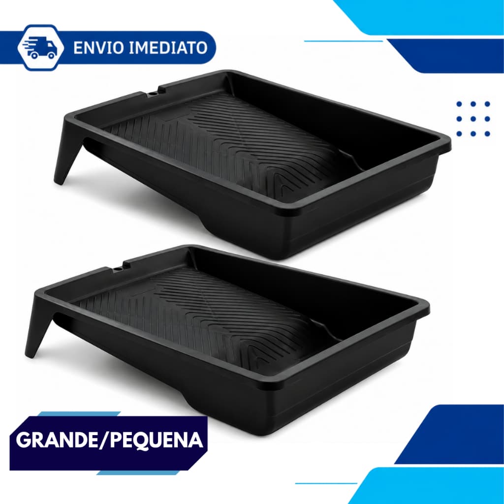 Bandeja para pintura Grande ou Pequena Preta