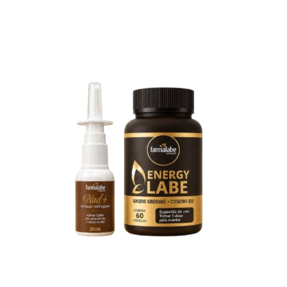 Kit NAD Nasal + EnergiLabe ON - Vitalidade & Foco No Dia a Dia