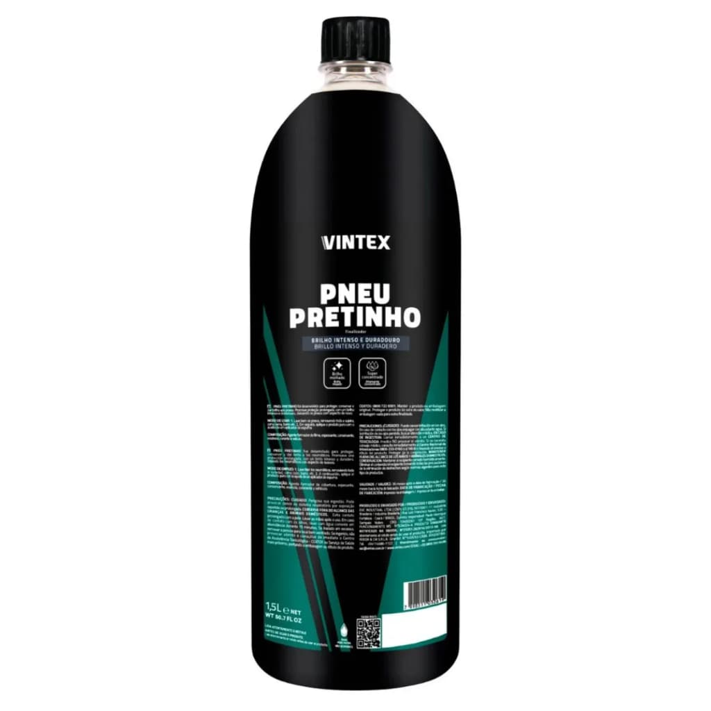 Pneu Pretinho Automotivo Brilho Molhado 1,5L Vonixx/Vintex