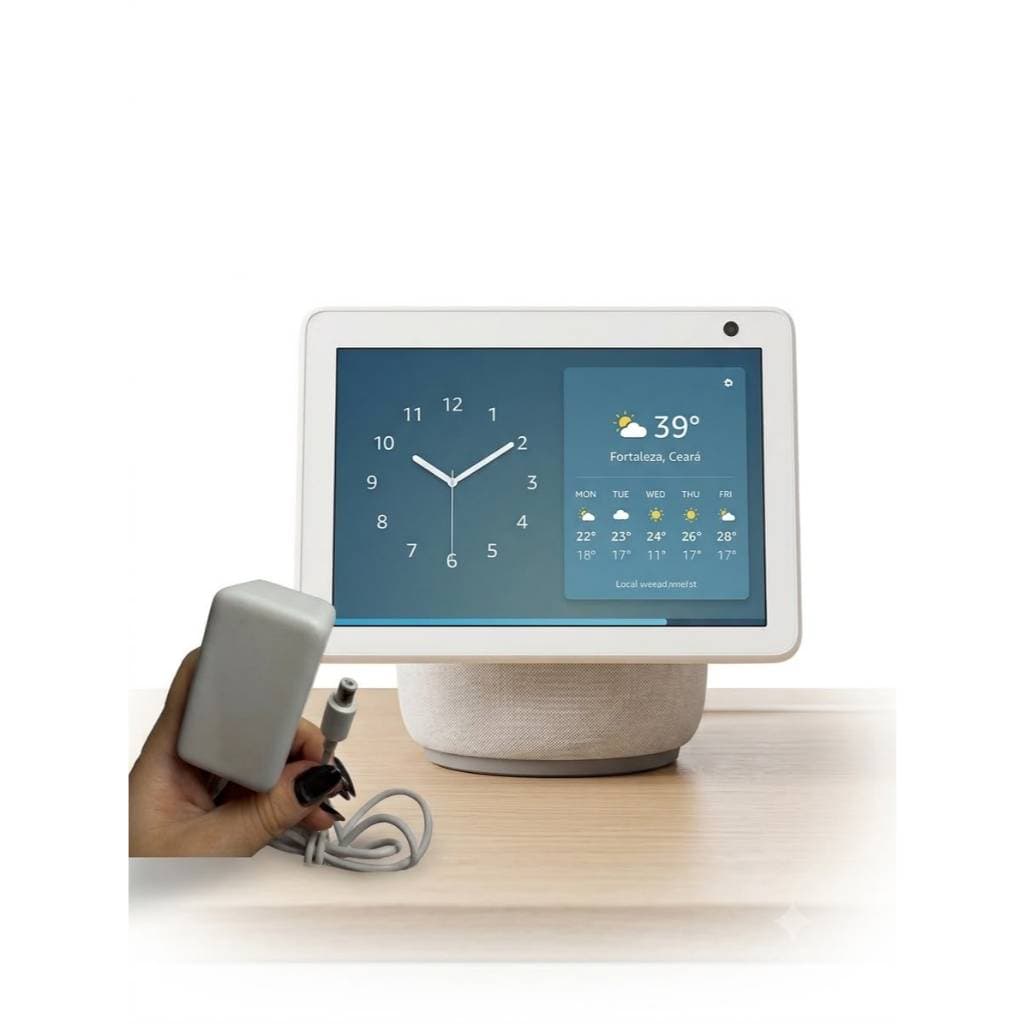 Fonte 18v 30w Carregador Alexa Eco 4a Ecos 3a Eco Show 8 10 E Show 2a Plus - Amazon K3V1N9