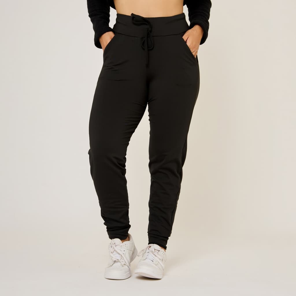 Calça Jogger Feminina Cintura Alta Calças e Leggings calça skinny feminino