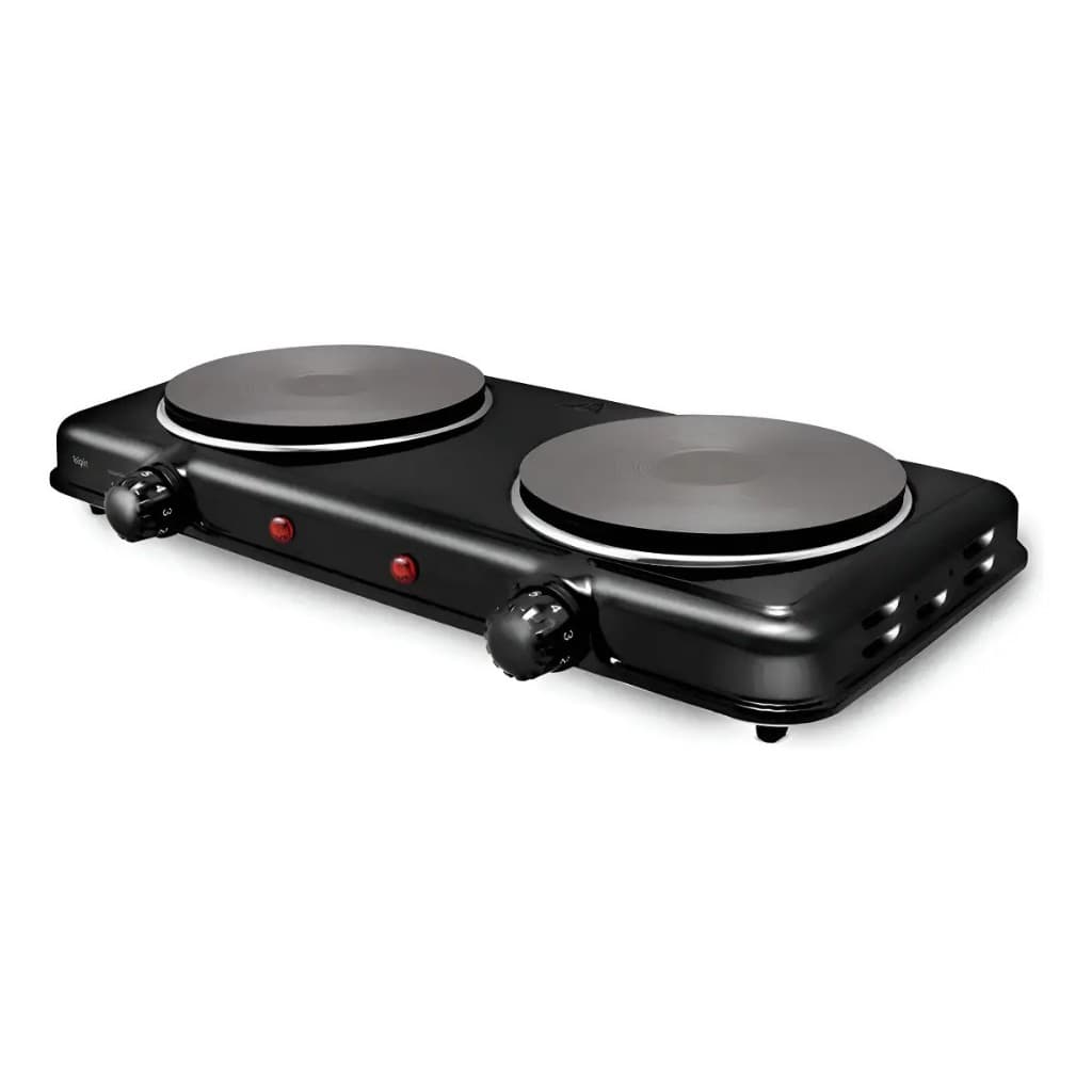 Fogão Elétrico Portátil Cooktop Elgin Double Cook 2 Bocas 110V 2.000W Preto