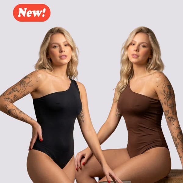 KIT 2 Body Feminino Mula Manca Suplex Tendência Verão Moda Blogueira Confortável e Estiloso Peça Versátil