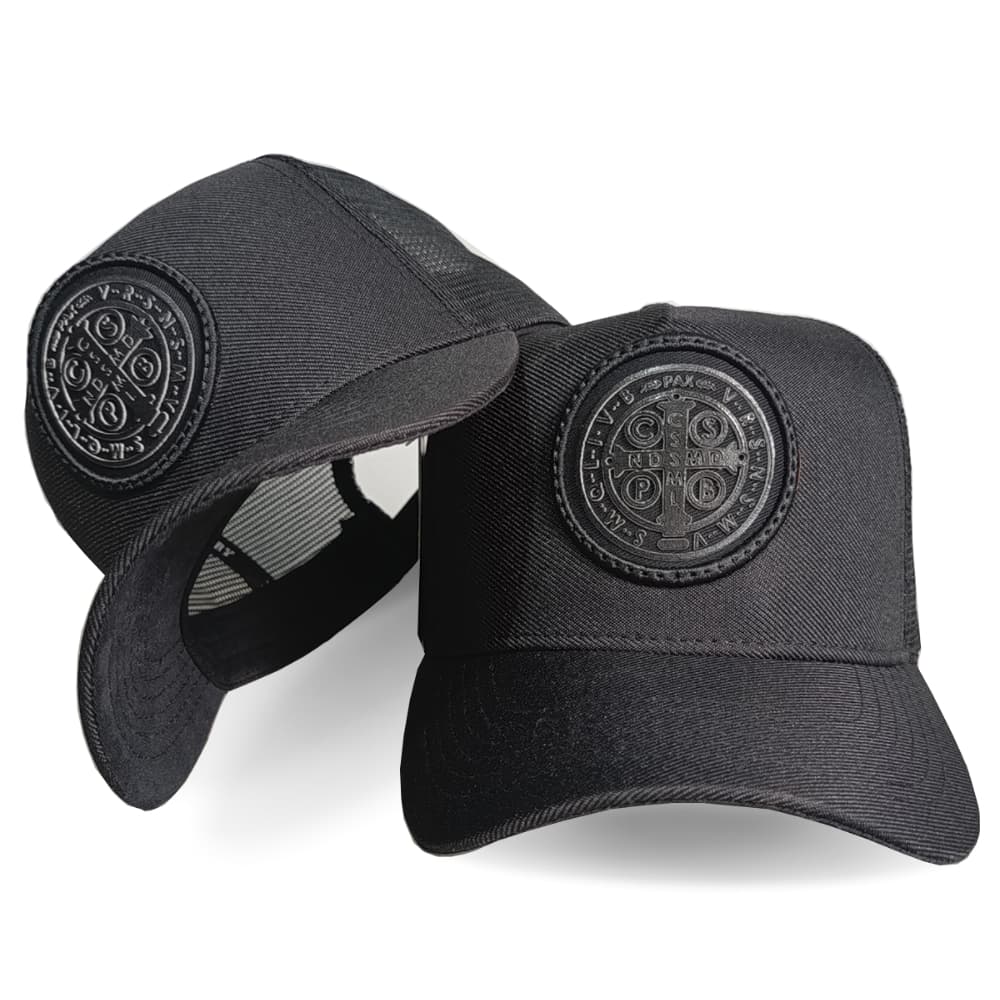 Boné São Bento premium Católico Chapéu Tela Proteção e estilo trucker country envio imediato