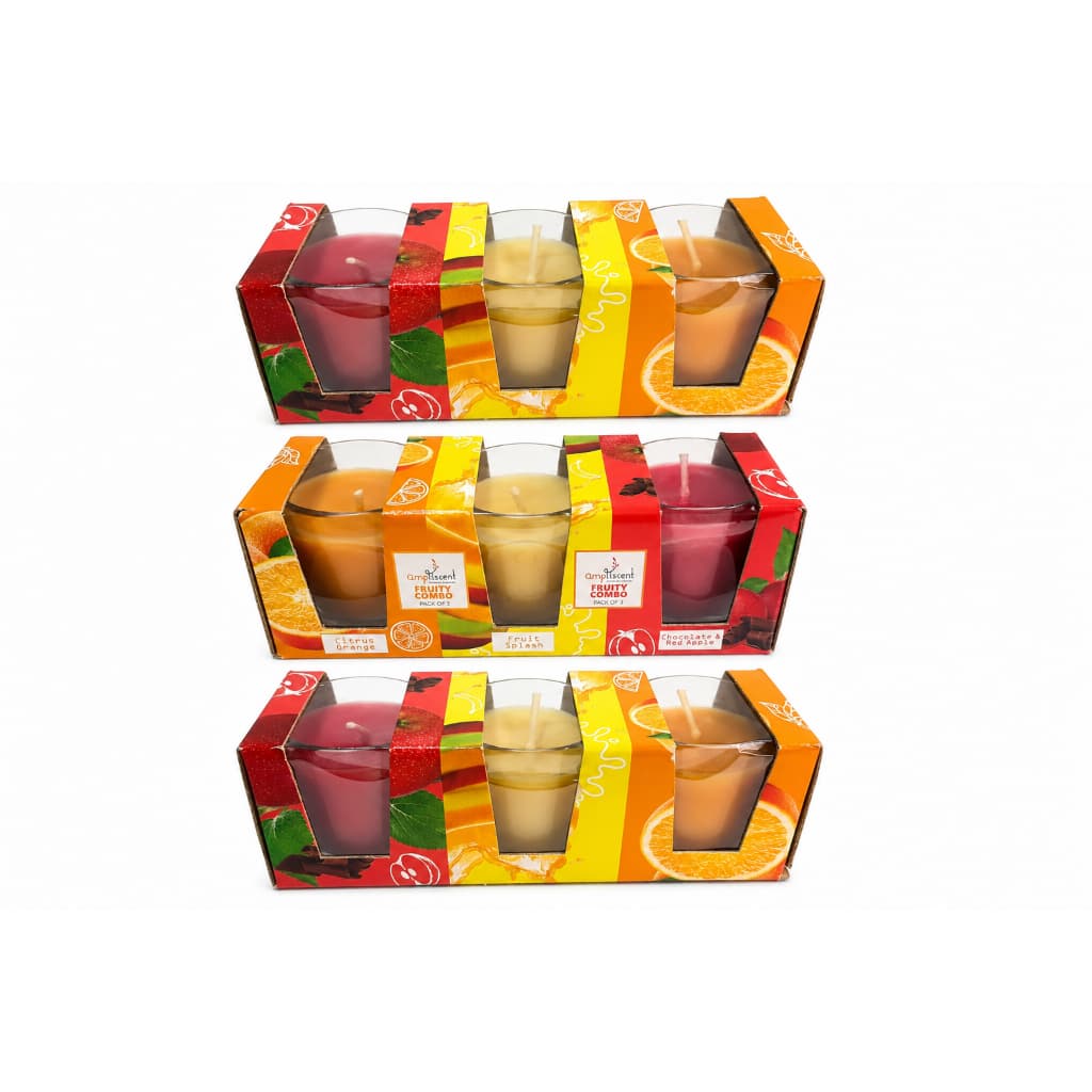Kit Velas Perfumadas Fruity Combo – 3 Unidades