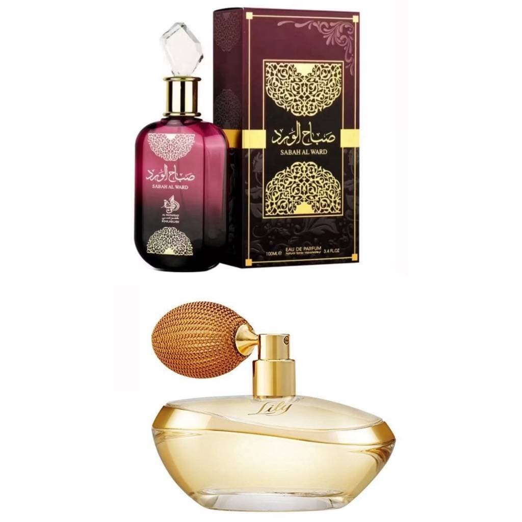 Kit Perfume Sabah Al Ward + Perfume Lili Feminino Importado lily