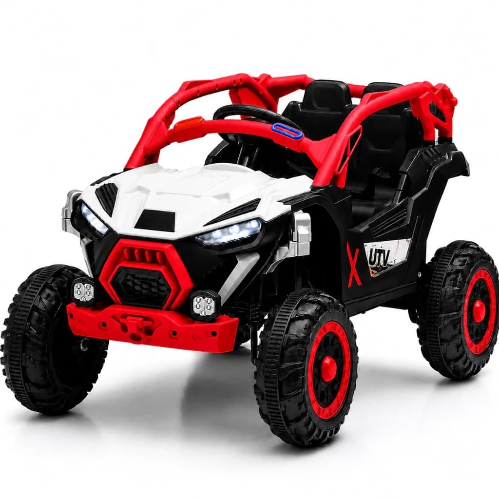 Quadriciclo JIPÃO Elétrico Adventure Infantil UTV C/ Controle Remoto Luz de LED e Som  2 Lugares