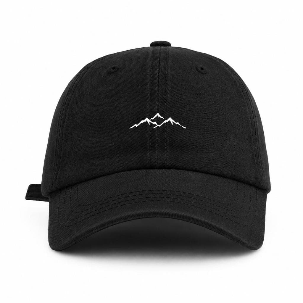 Boné Masculino Feminino Mountain Ajustável Aba Curva Casual Streetwear Minimalista Premium