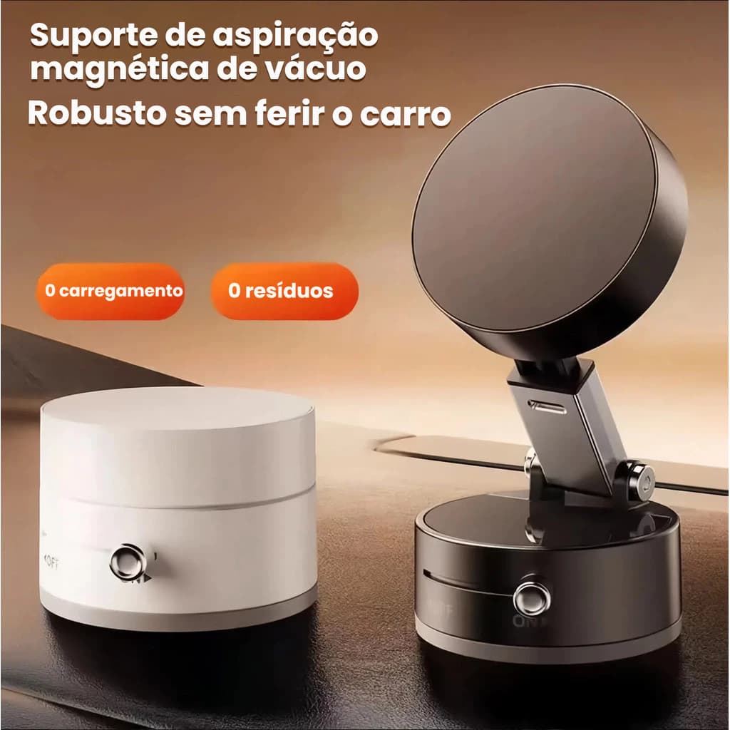 Suporte com Ventosa Dobrável em 360° | Suporte Veicular Multifuncional de Dupla Face, Adequado para Diversas Situações。