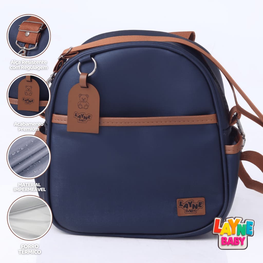 Bolsa Maternidade  Mochila Luxo Menina e Menino  Bebê Impermeável Multifuncional Fraldas