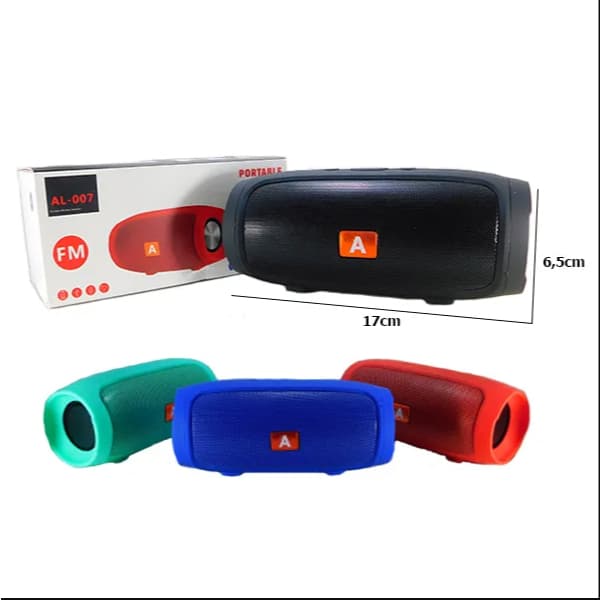 Caixinha Caixa De Som Bluetooth Portátil Speaker MP3 FM AL-007