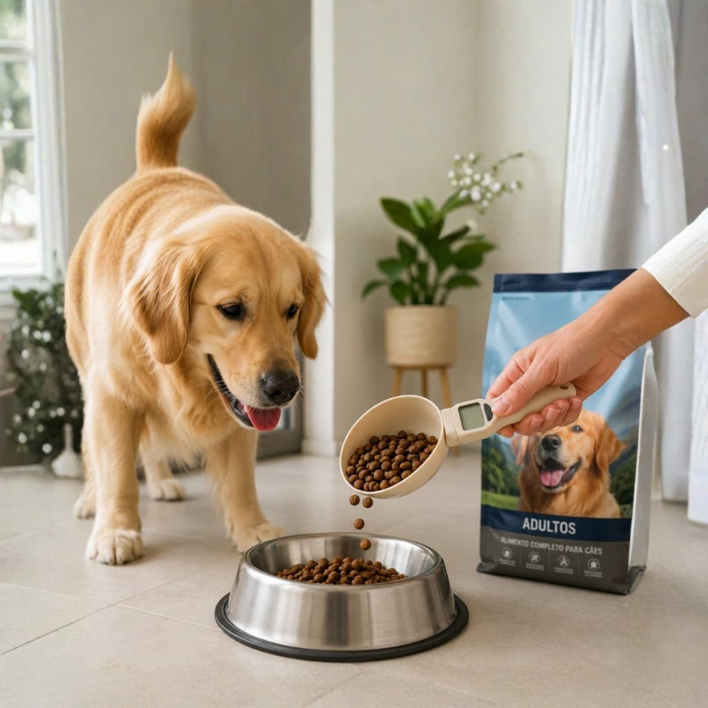 COLHER MEDIDORA DIGITAL P/ RAÇÃO  E OUTROS ALIMENTOS - MEDE ATÉ 800 g - MATERIAL PLÁSTICO RESISTENTE