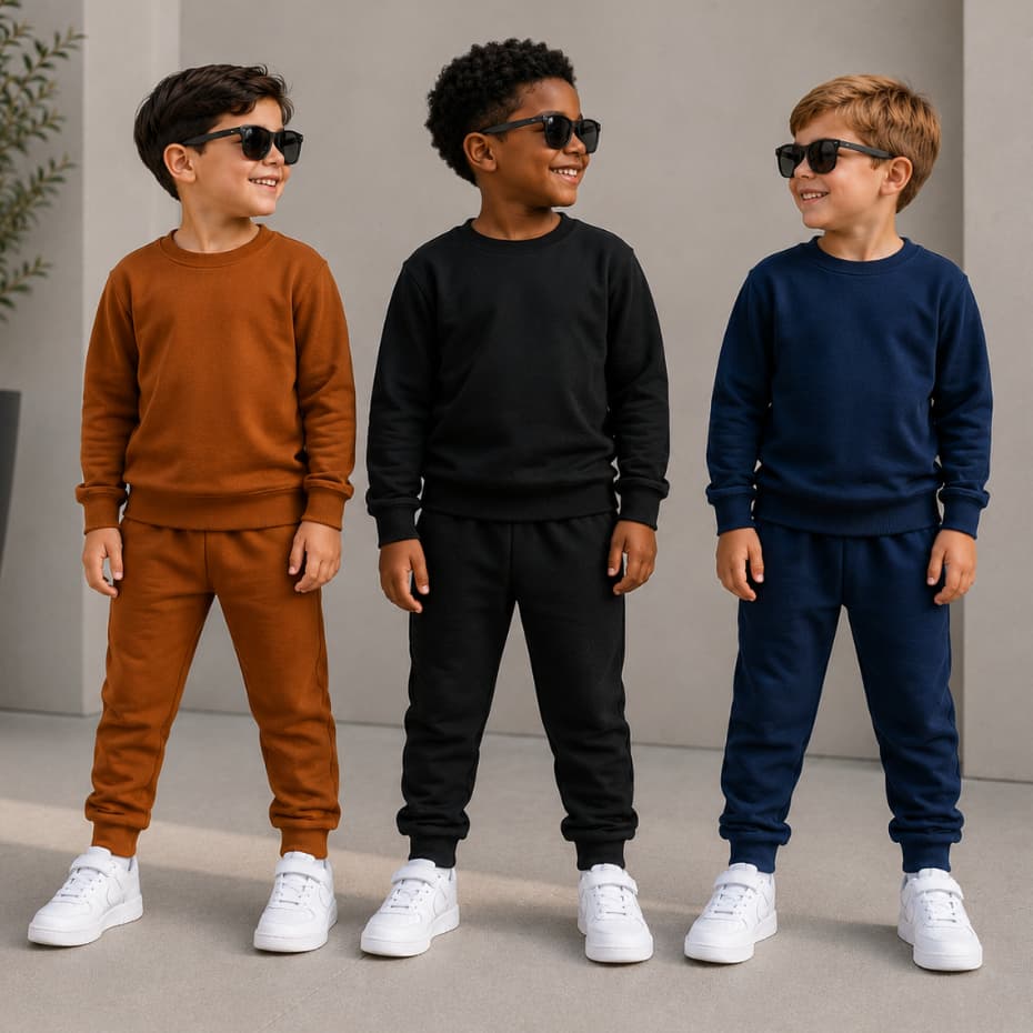 Conjunto Moletom Peluciado Infantil Menino do 01 ao 10 Anos | Conjunto Peluciado | Casaco + Calça de Moletom Inverno