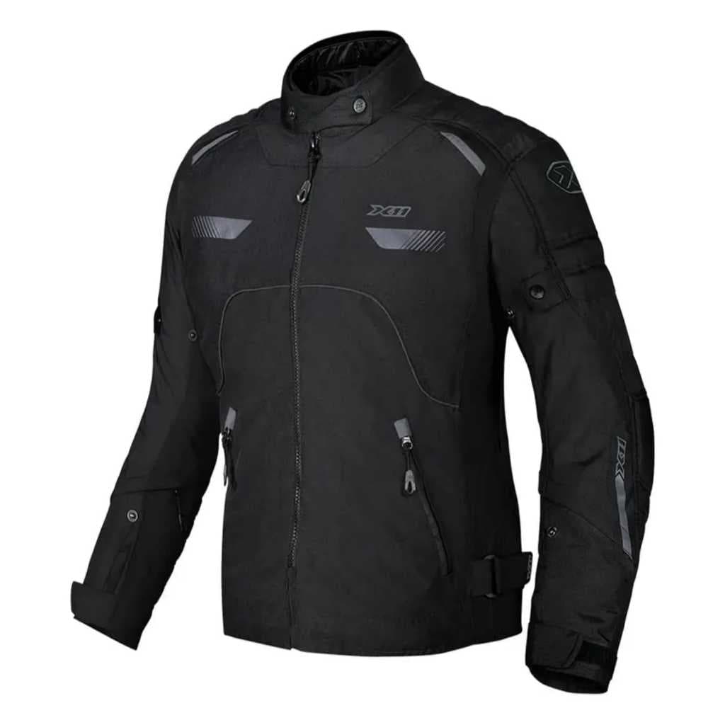 Jaqueta Veler Feminina Preto X11Motoqueira Motociclista Impermeável Viagem Trabalho Entregas Proteção Segurança Conforto