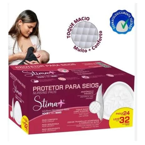 Absorvente para seios Stima 32 unidades