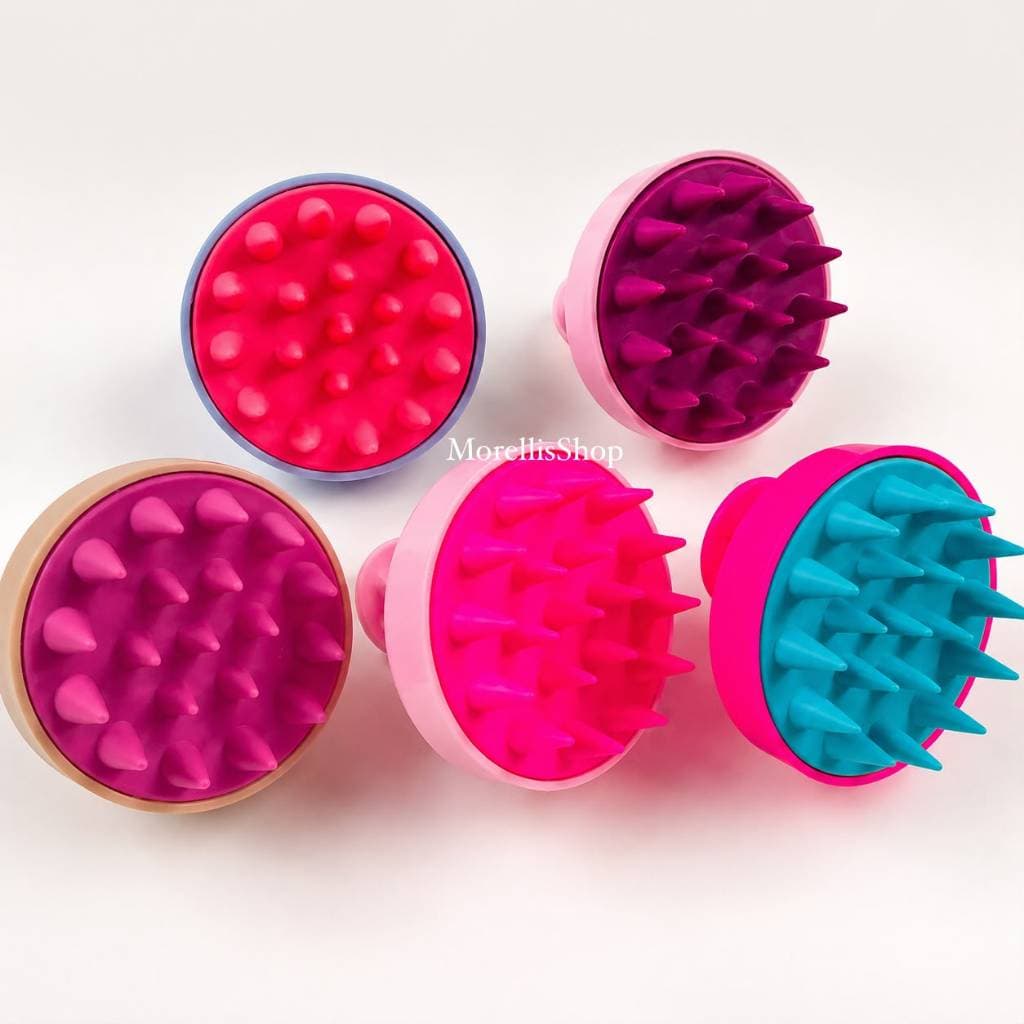 3 Unidades Escova Massageadora Capilar Cerdas de Silicone Escova Para Lavar o Cabelo