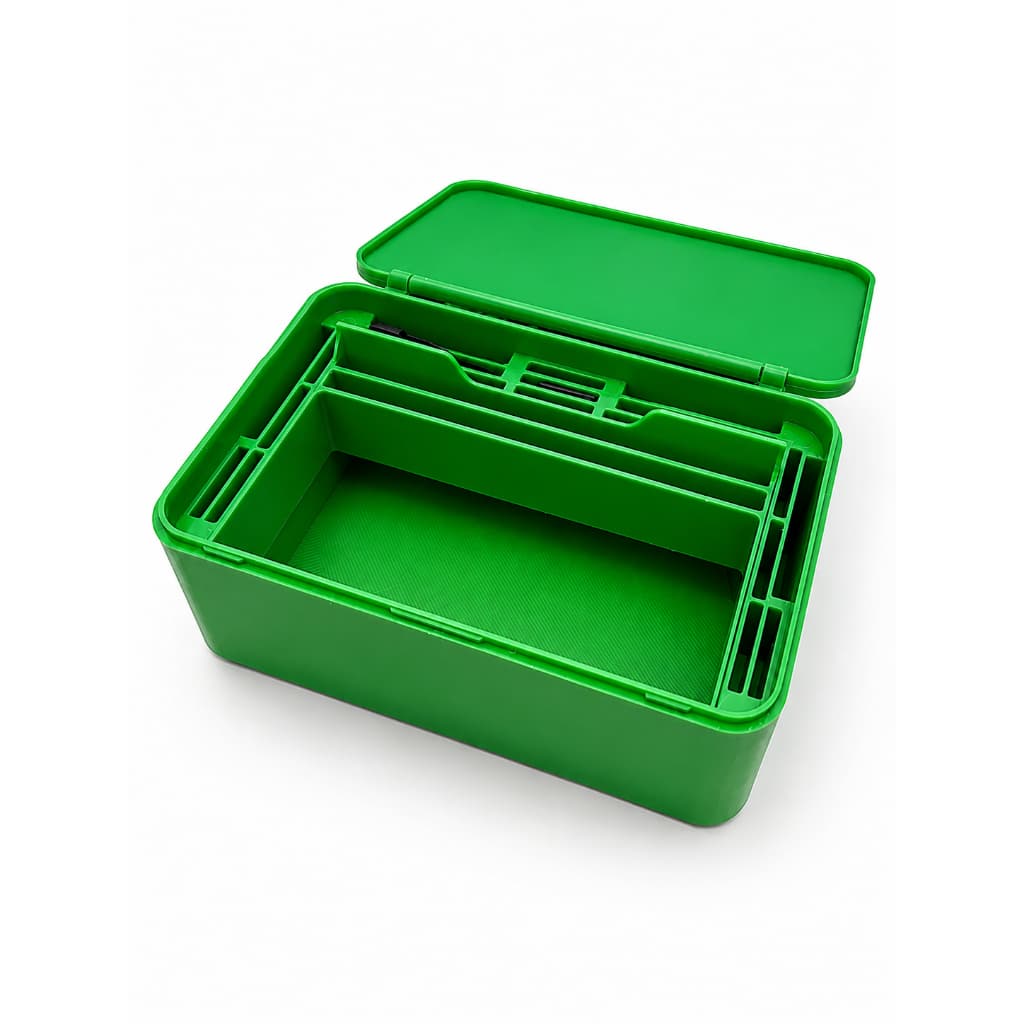 Mini Maleta Porta Micro SD e USB Rígida Impermeável – Estojo Organizador Cartões Memória