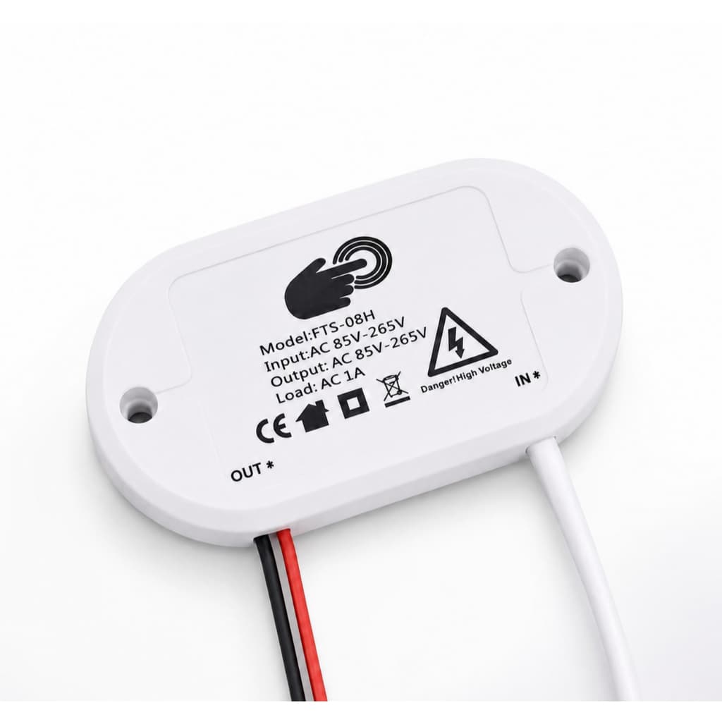 Interruptor Sensor De Toque Para Madeira Led Touch DimmerMoveis Marcenaria 100w 110/220v