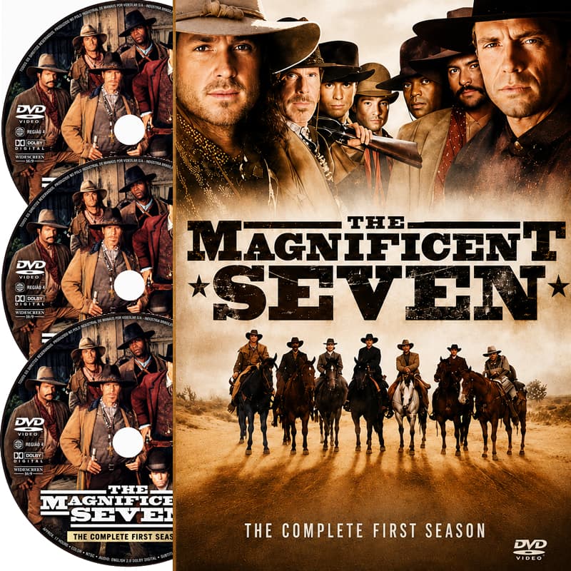 DVD - Série The Magnificent Seven / O Sete Magníficos Primeira Temporada Western 1989