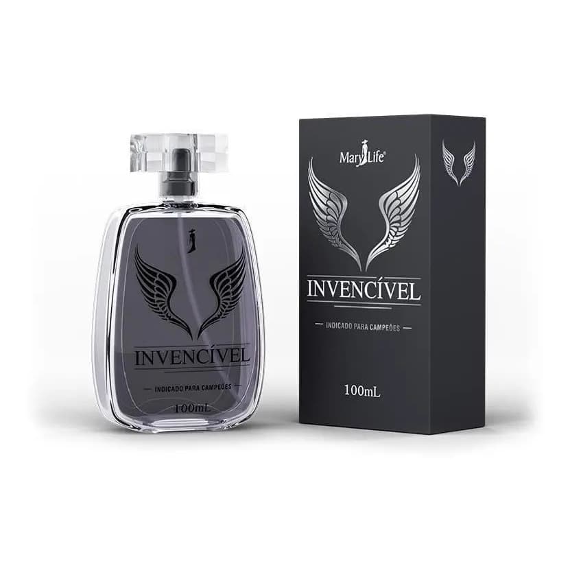Perfume Invencivel 100ml Mary Lifem Deo Cologne Masculino