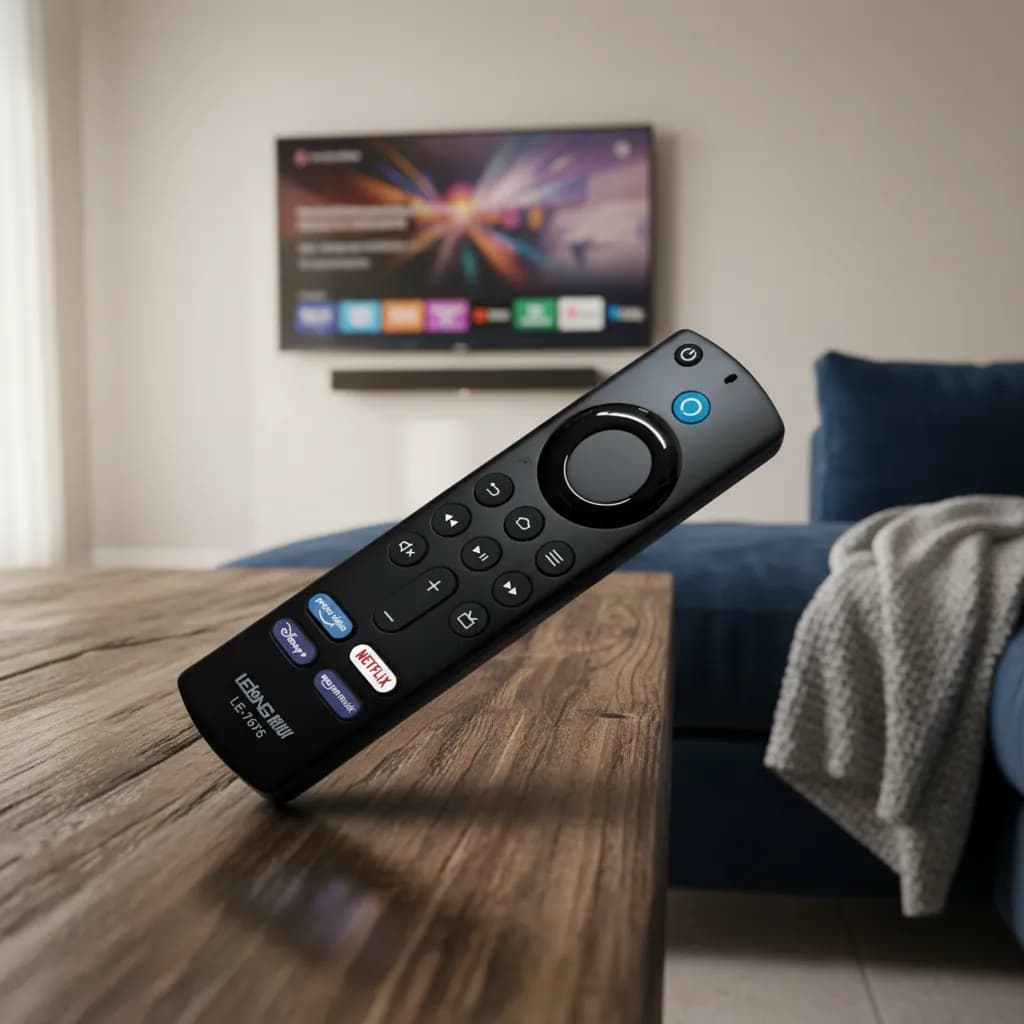 Controle Remoto Lelong Max LE-7675 Comando de Voz Compatível Amazon Fire TV Stick 4K 4K Max Lite Alexa