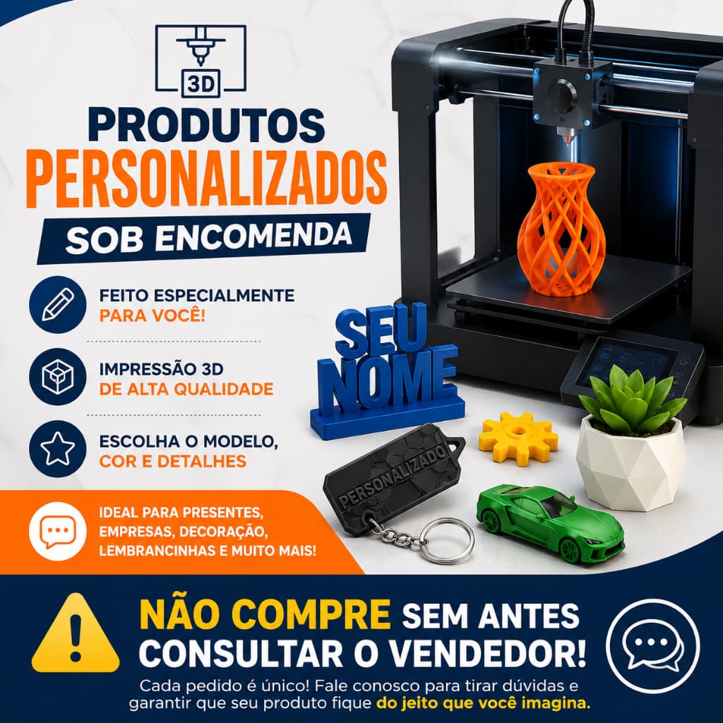 PRODUTOS PERSONALIZADOS SOB ENCOMENDA
