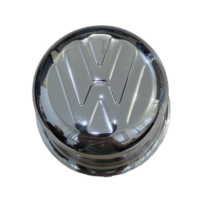 Calota Cromada Centro de Roda Cubo VW Fusca Kombi 4 Furos
