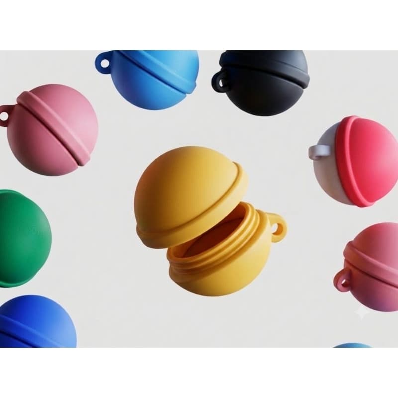 Chaveiro Lolli Porta Comprimidos Compartimento Secreto Discreto 3cm | Porta Remédios, Objetos e Cápsulas | 3g
