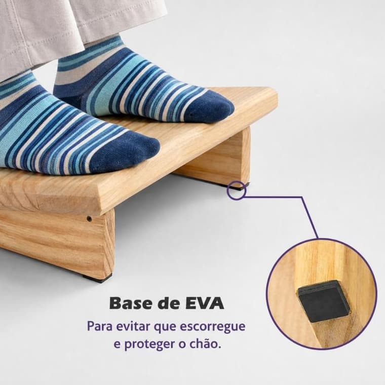 Apoio ergonômico para os pés M